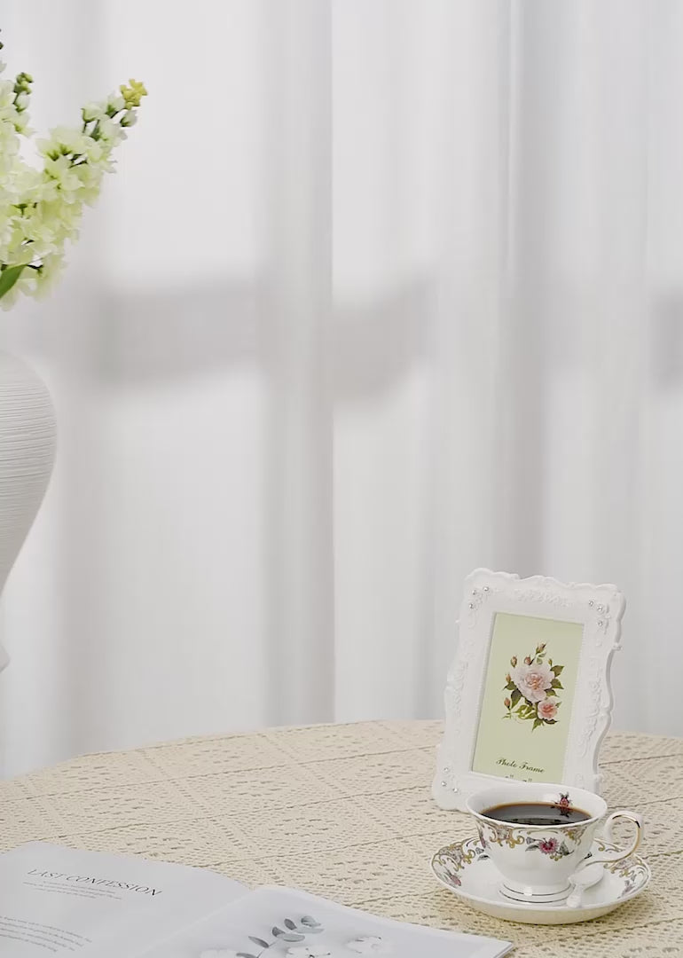 Artificial Matthiola Incana in Cream White - 31"