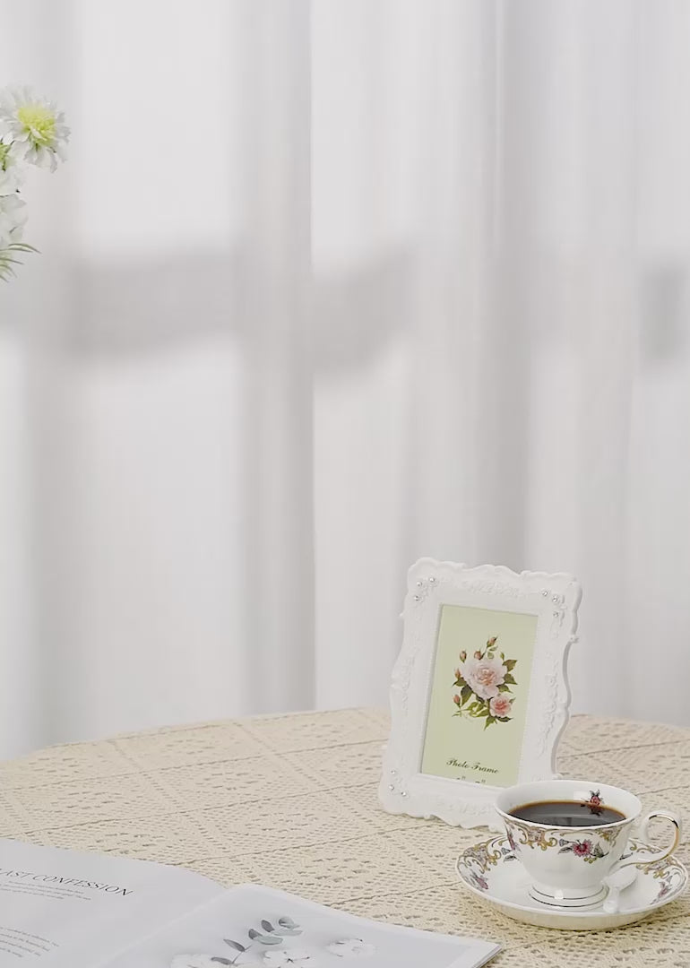 Fake Scabiosa Atropurpurea Flower in Cream White - 24"