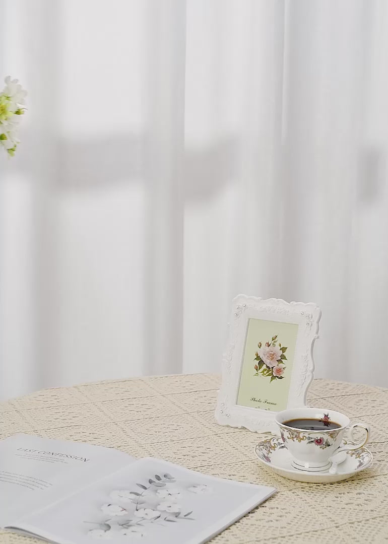 Cream White Artificial Cosmos Flowers - 19"