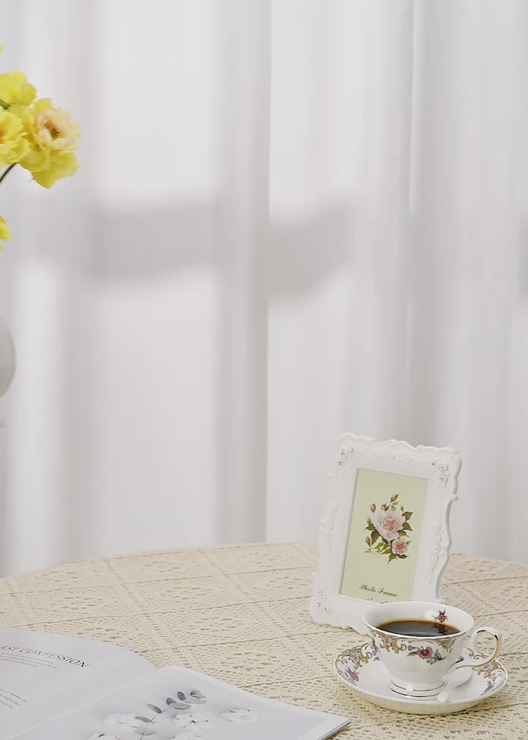 Faux Yellow Peony Flowers -21"