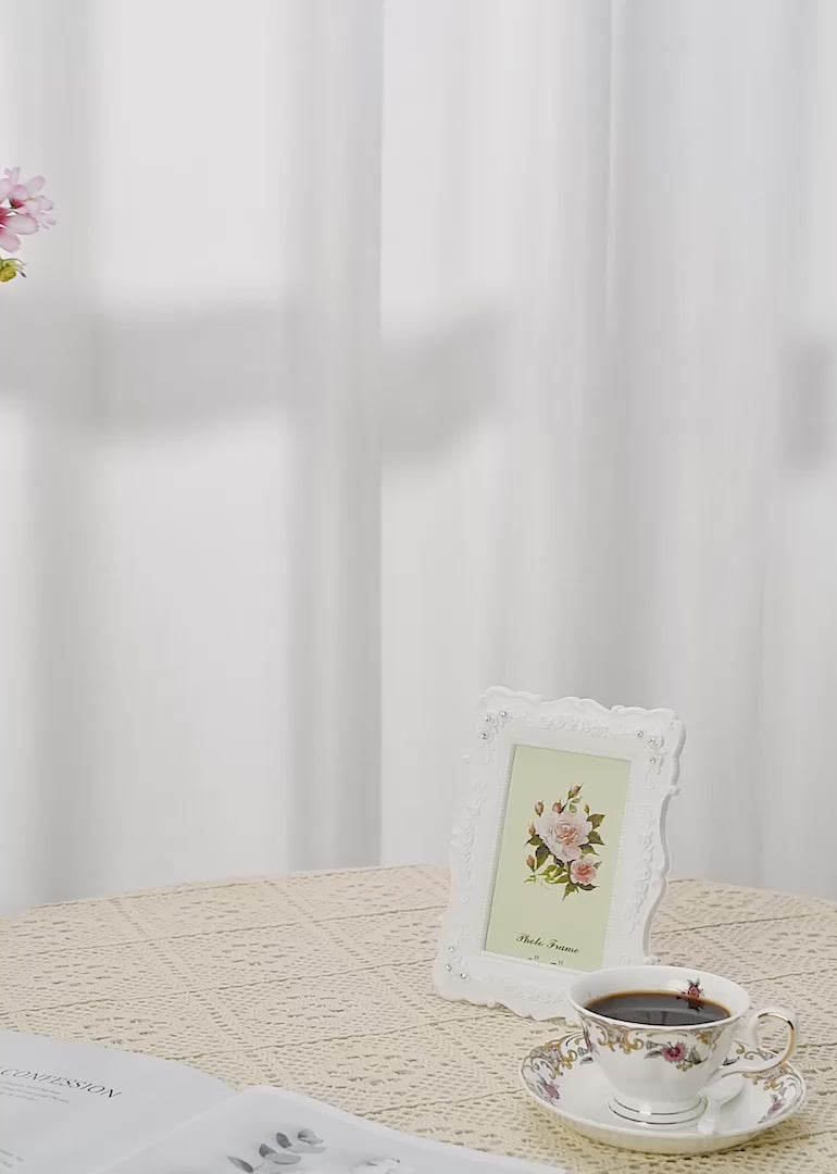 Faux Cosmos Flowers in White Pink - 19"