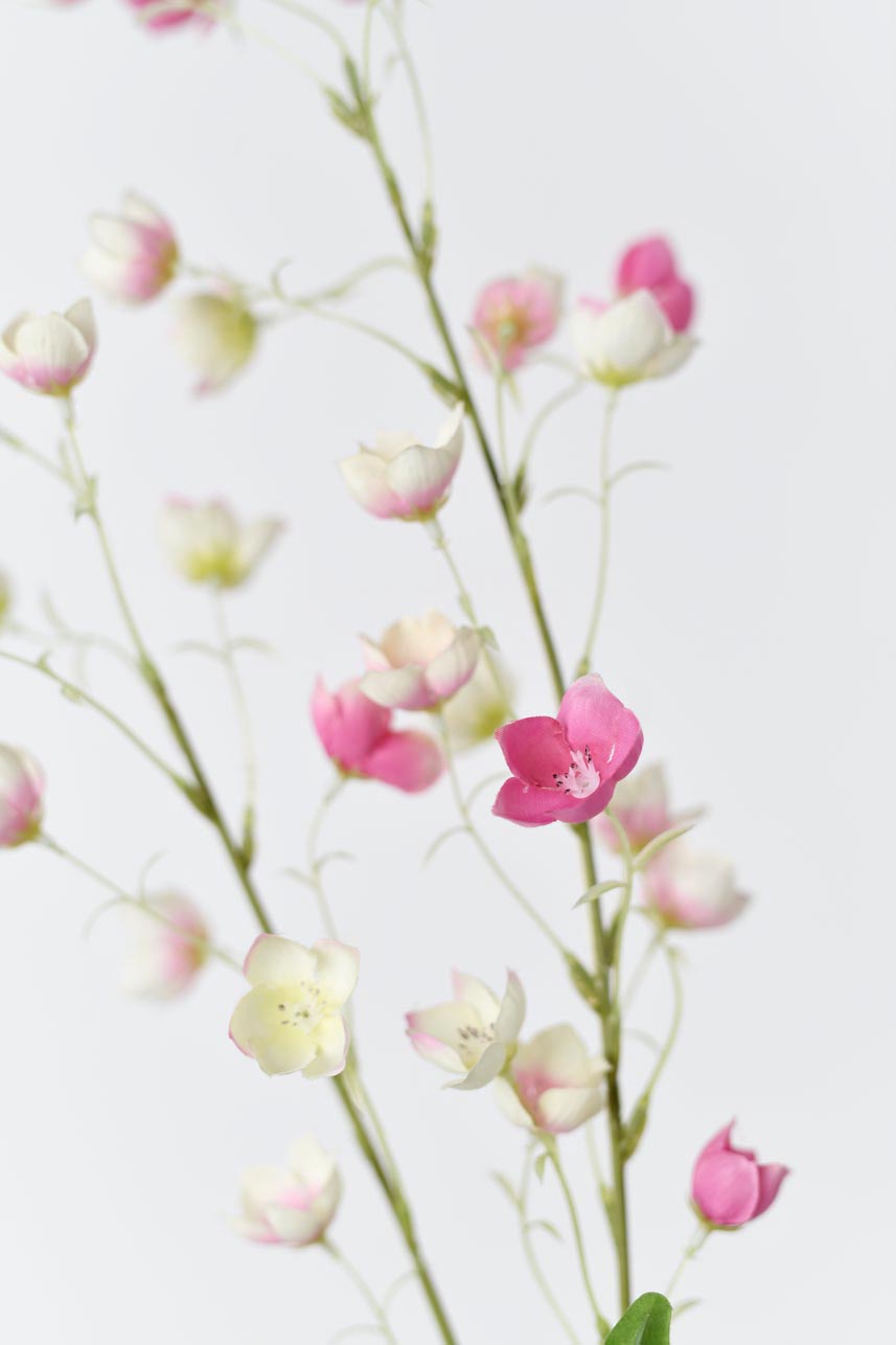 Artificial Enkianthu flower with highly realistic petals, designed for a lifelike appearance