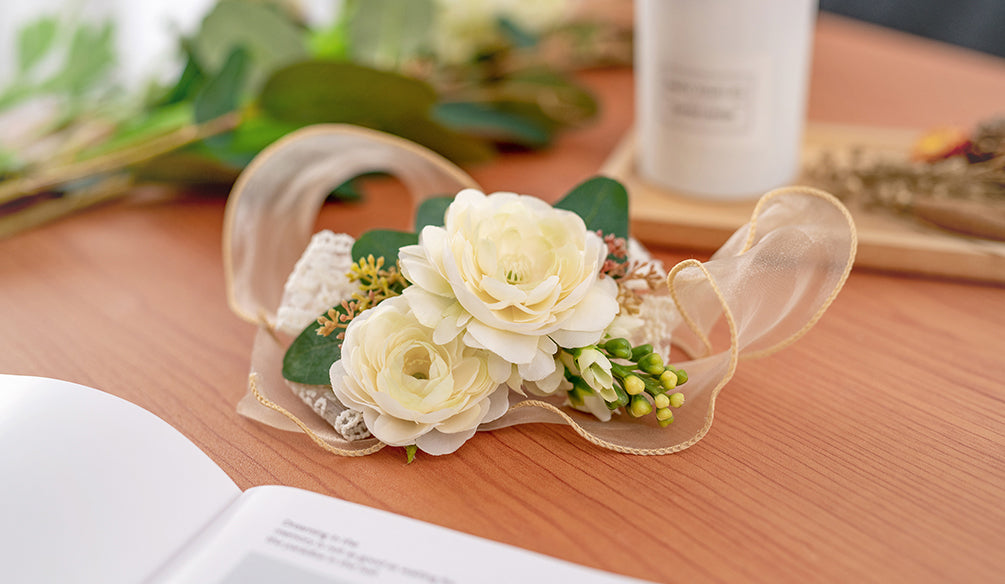 Silkflorals-Artificial-Fake-Silk-Flowers-Corsage Flowers