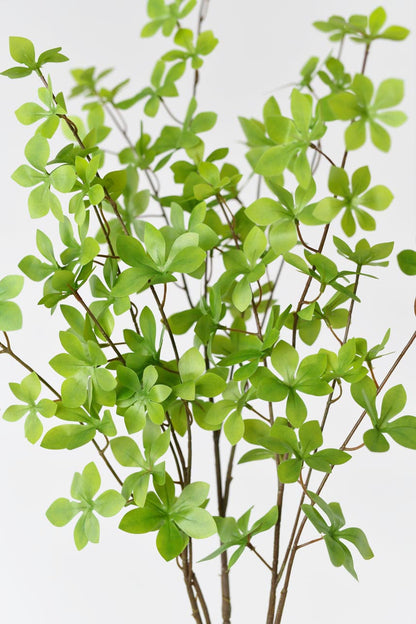 Artificial light green enkianthus perulatus branches, 51 inches tall, perfect for adding a natural touch to your decor.