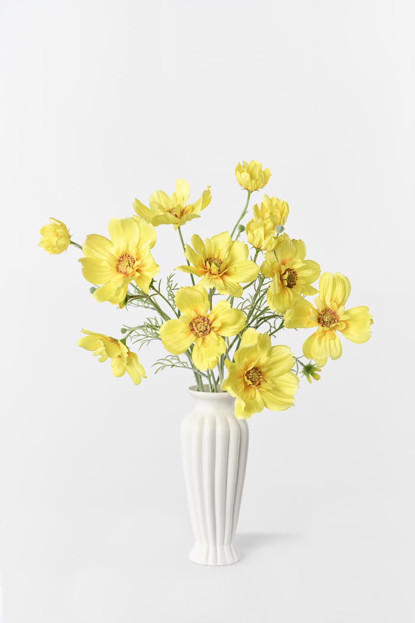 Yellow artificial deals flowers